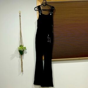 Nordstrom Rack corduroy black bib overalls